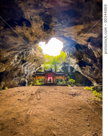 Phraya Nakhon Cave, Khua Kharuehat pavillion temple in Khao Sam Roi Yot National Park in Prachuap 80344869