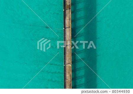 Than Mayom Bridge, Sunken and drowning boats in koh Chang, Trat, Thailand Than Mayom Bridge, Sunken and drowning boats in koh Chang, Trat, Thailand 80344930