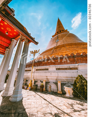 Wat Phra Pathom Chedi Ratchaworamahawihan or Wat Phra Pathommachedi Ratcha Wora Maha Wihan, in Wat Phra Pathom Chedi Ratchaworamahawihan or Wat Phra Pathommachedi Ratcha Wora Maha Wihan, in 80346786
