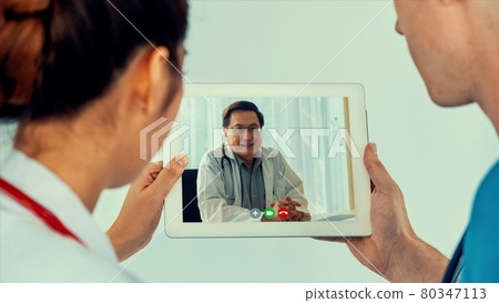 Doctor telemedicine service online video for virtual patient health medical chat Doctor telemedicine service online video for virtual patient health medical chat 80347113