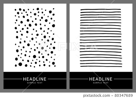 Black brush stroke pattern Black brush stroke pattern 80347689