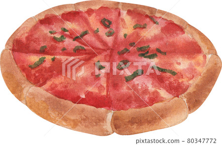 American Food with decor watercolor American Food with decor watercolor 80347772