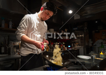 Restaurant cook cooking 80349331