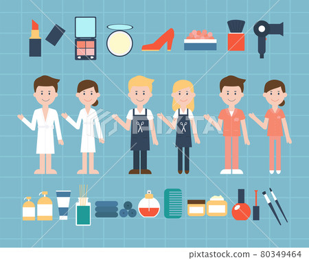 人物插畫-溫泉 人物插畫-溫泉 80349464