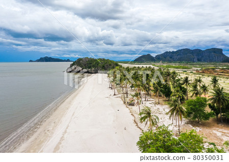 Sam Phraya beach in Sam Roi Yot national park in Prachuap Khiri Khan, Thailand 80350031