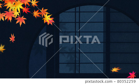 日本秋季背景 80352259