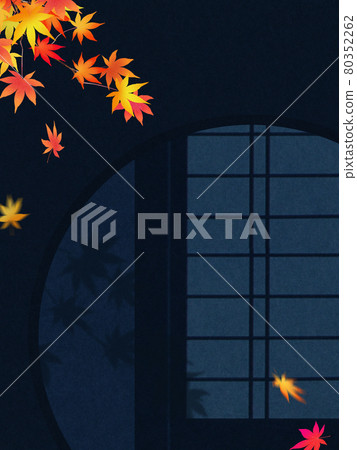 Japanese autumn background Japanese autumn background 80352262