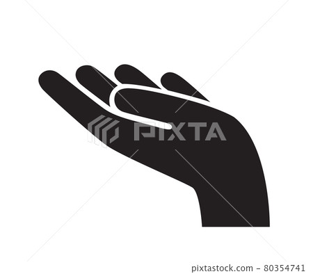 hands gesture icon. support, peace and care vector illustration hands gesture icon. support, peace and care vector illustration 80354741