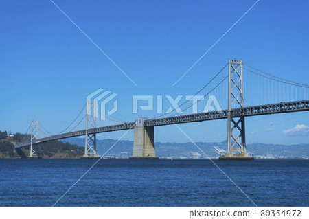 Bay Bridge over San Francisco Bay, San Francisco, California, USA 80354972