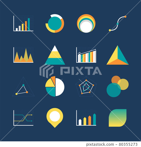 Graph vector illustration Graph vector illustration 80355273