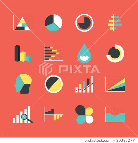 Graph vector illustration Graph vector illustration 80355277