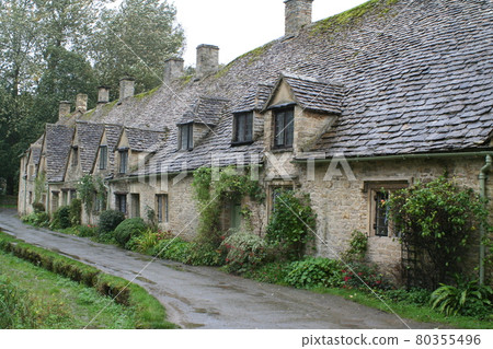 Bibury, a small village in the Cotswolds, England Bibury, a small village in the Cotswolds, England 80355496