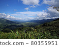 View of Minamiaso from Tawarayama Observatory. 80355951