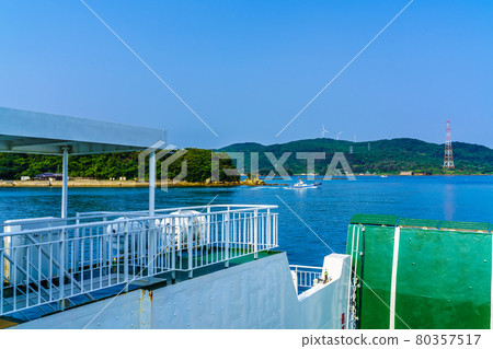 View from Ikeshima Ikeshima Ferry [Nagasaki City] 80357517