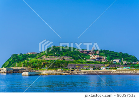 View of Ikeshima from Ikeshima Ikeshima Ferry [Nagasaki City] 80357532
