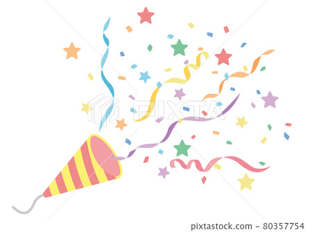 Pastel color cracker illustration 80357754