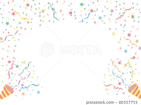 Background material for crackers and confetti (pastel color) Background material for crackers and confetti (pastel color) 80357755