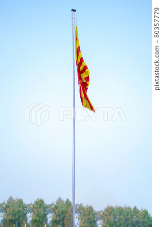 Shiv Baba flag waving at Brahmakumaris Center Shiv Baba flag waving at Brahmakumaris Center 80357779