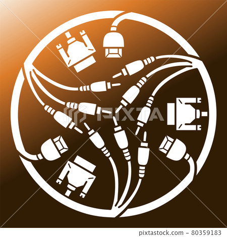 Family crest style icon terminal Japanese crest 80359183