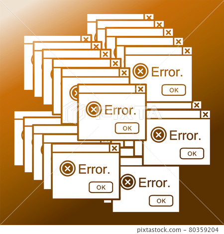 家徽式圖標電腦病毒錯誤顯示 家徽式圖標電腦病毒錯誤顯示 80359204
