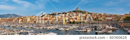 Marseille Old Port with yachts. Marseille, France Marseille Old Port with yachts. Marseille, France 80360626