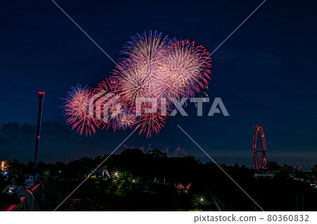 Seibuen Fireworks Festival 2021 Corona Disaster Held Seibuen Fireworks Festival 2021 Corona Disaster Held 80360832