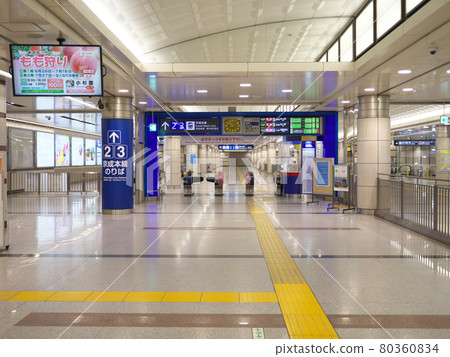 京成電鐵成田機場站檢票口 京成電鐵成田機場站檢票口 80360834