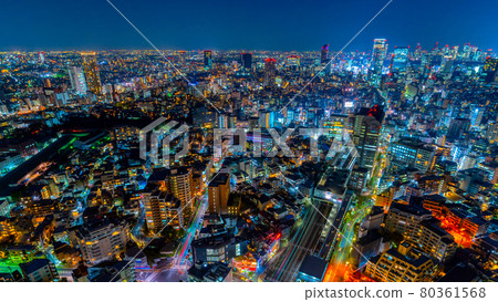 Tokyo Shibuya night view Tokyo Shibuya night view 80361568