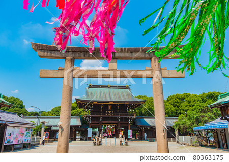 Masumida Shrine, Tanabata Festival wishing for the prosperity of the textile industry <Ichinomiya City, Aichi Prefecture> 80363175