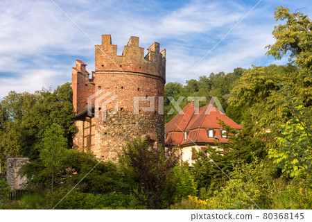 Fortress tower of Ravensburg city, Baden-Wurttemberg, Germany, Europe Fortress tower of Ravensburg city, Baden-Wurttemberg, Germany, Europe 80368145