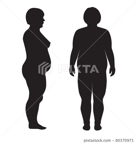 woman overweight woman overweight 80370971