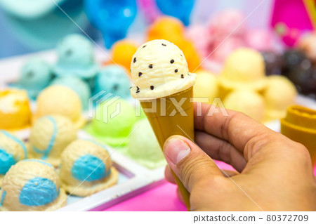 Ice Cream Parlor Toys in Theme Park 80372709