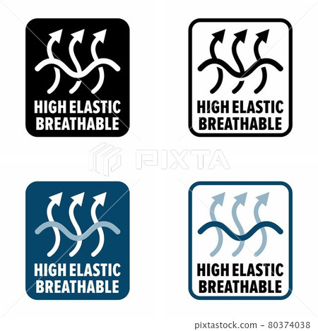 High Elastic Breathable vector information sign High Elastic Breathable vector information sign 80374038