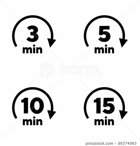 3 5 10 15 minutes information symbol 3 5 10 15 minutes information symbol 80374063