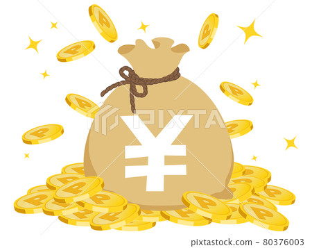 錢袋插畫素材 80376003