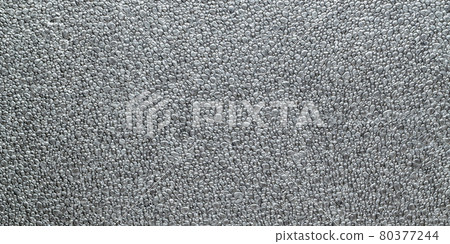 Black grain background. Gray wall for board background. Grey styrofoam foam texture or white plastic polystyrene pattern. 80377244