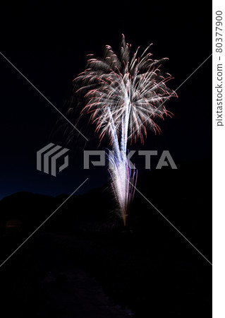 Tottori four seasons walk summer Wakasa fireworks 80377900