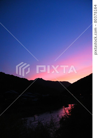 Evening sky sky Evening sky sky 80378164
