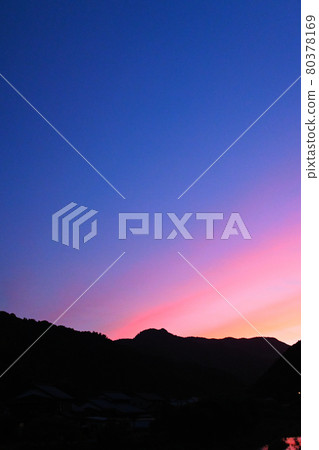 Evening sky sky Evening sky sky 80378169