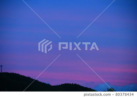Evening sky sky Evening sky sky 80378434
