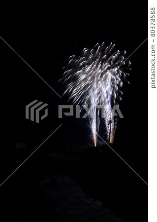 Tottori four seasons walk summer Wakasa fireworks 80378588