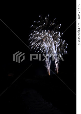 Tottori four seasons walk summer Wakasa fireworks 80378589