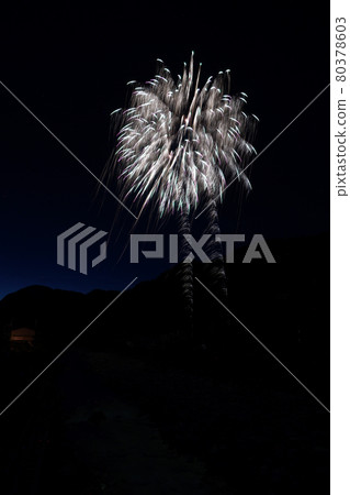 Tottori four seasons walk summer Wakasa fireworks 80378603