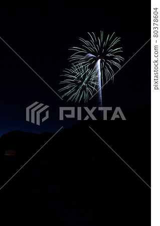 Tottori four seasons walk summer Wakasa fireworks 80378604