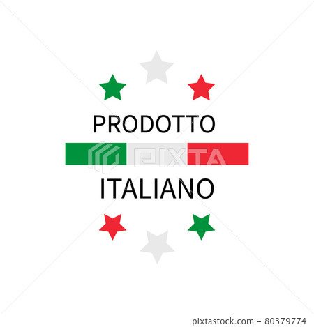 Prodotto Italiano - Made in Italy label in Italian language. Quality mark vector icon. Perfect for logo design, tags, badges, stickers, emblem, product packaging, etc. Prodotto Italiano - Made in Italy label in Italian language. Quality mark vector icon. Perfect for logo design, tags, badges, stickers, emblem, product packaging, etc. 80379774