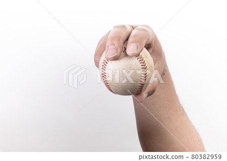 A variety of pitching techniques and how to hold the ball for top baseball players 80382959