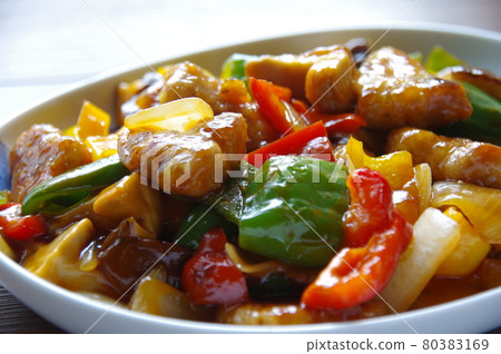 Sweet and sour pork homemade sweet and sour pork Sweet and sour pork homemade sweet and sour pork 80383169