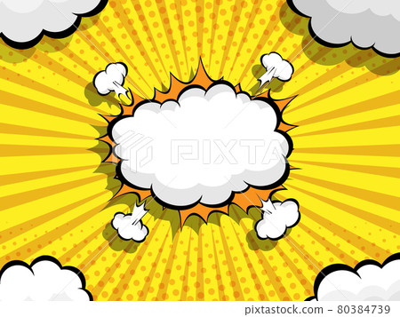 abstract comic book pop art speech bubble abstract comic book pop art speech bubble 80384739