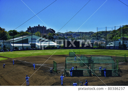 [Kanagawa] Yokosuka batting practice 80386237
