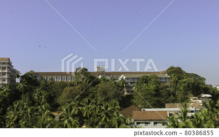 Picturesque view of Mangalore St. Aloysius College old building 80386855